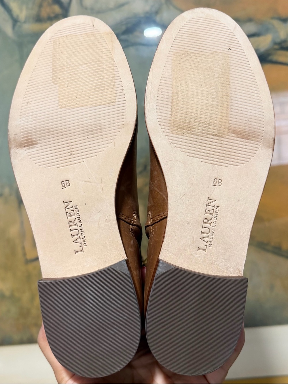 🌸RALPH LAUREN🌸 Brooke II Calfskin Bootie In Brown Size: 6B - Picture 14 of 14
